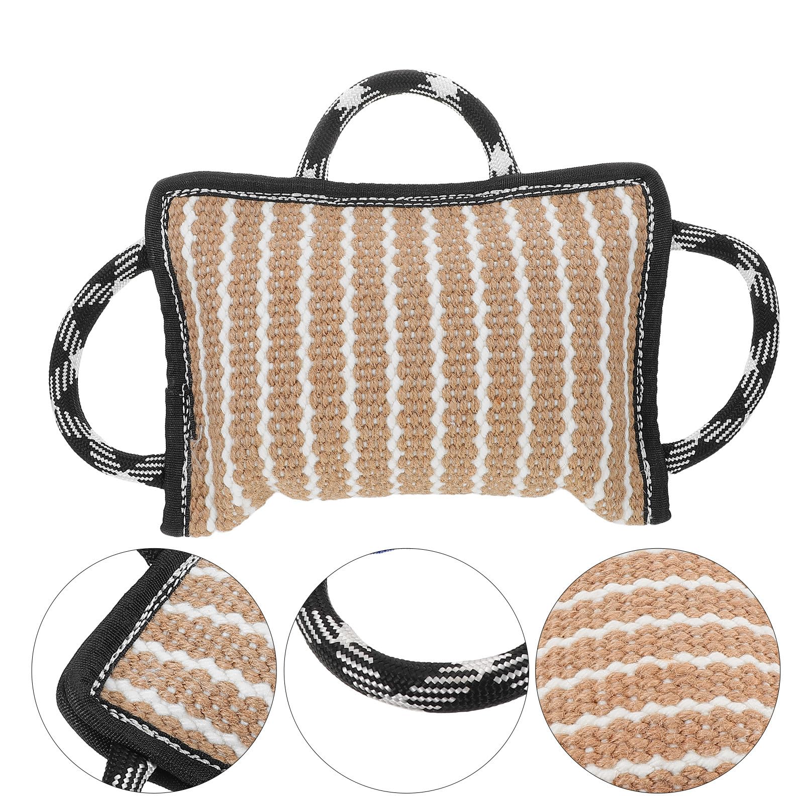 BETOOKY Juguete para Perros de Tira y Afloja de Lino, Almohada para Morder, Resistente a Mordidas, Entrenamiento Canino, Juego Interactivo, para Cachorro y Perro