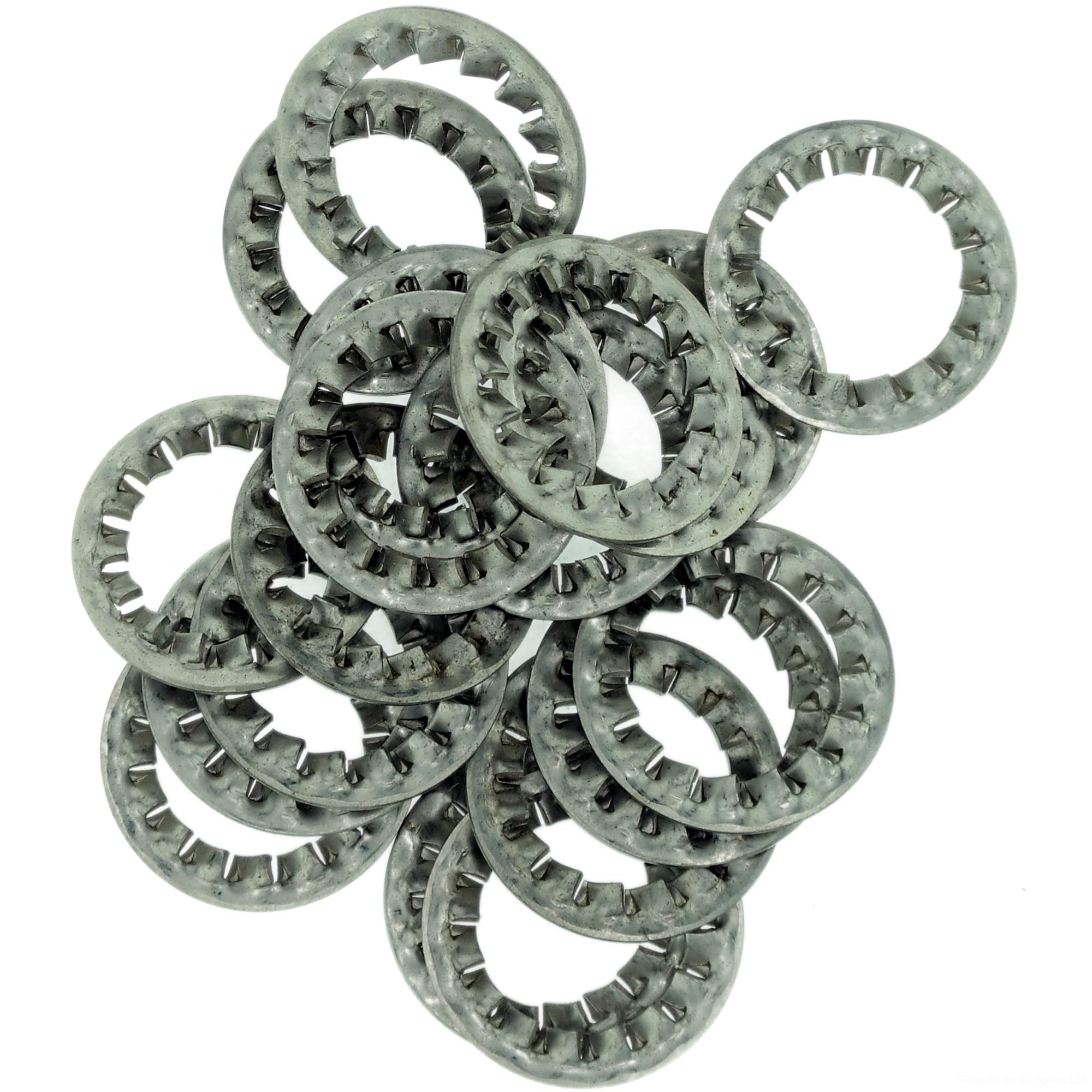 Singularity Supplies M10 (10Mm) Shakeproof Washer (Internal Serrated) - Stainless Steel (A2) (Pack Of 20)