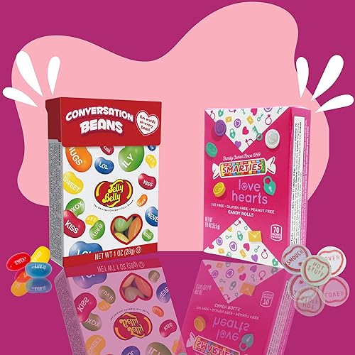 Miniatura 3 de Smarties and Jelly Bean Conversation Candies paquete de 8 1 onza cada uno Smarties and Conversation Beans