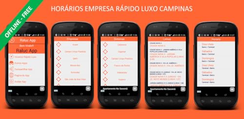 Raluc App: Rápido Luxo Campinas : Região Jundiaí.