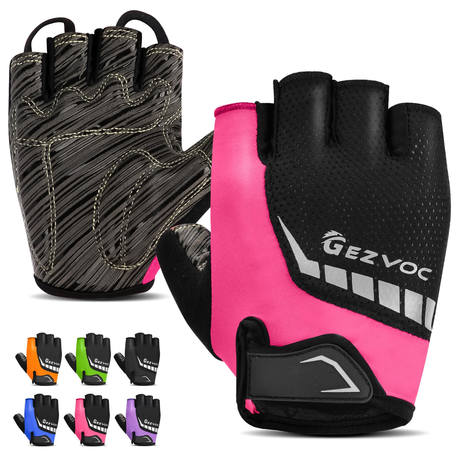 Cycling Gloves Bike Gloves Biking Gloves for Men Women with Shock-Absorbing Pad, Extra Grip,Flexible and Comfortable Fit,Light Weight,Breathable Mountain Bike Gloves