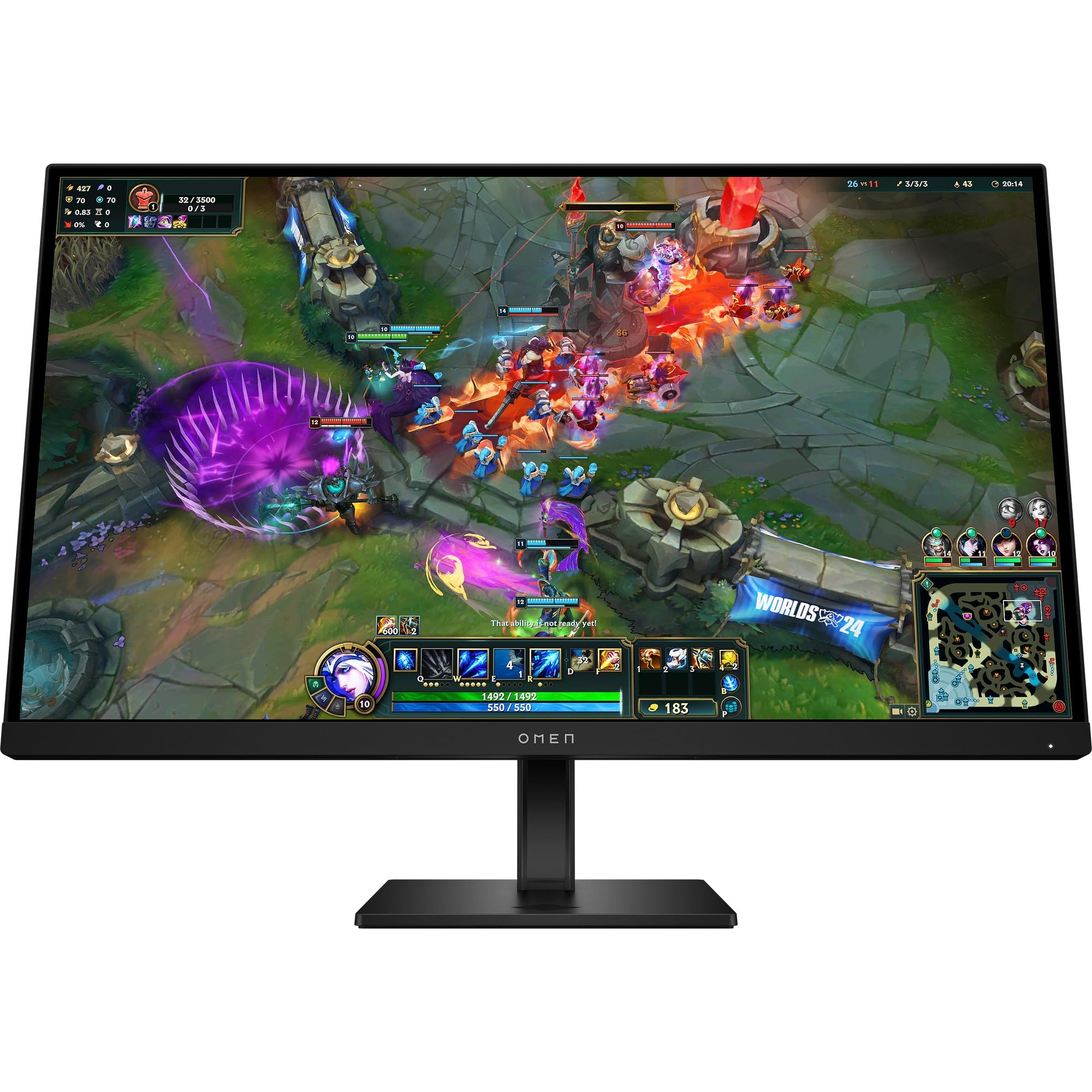 Hp Omen Gaming Monitor 27In Qhd 280Hz