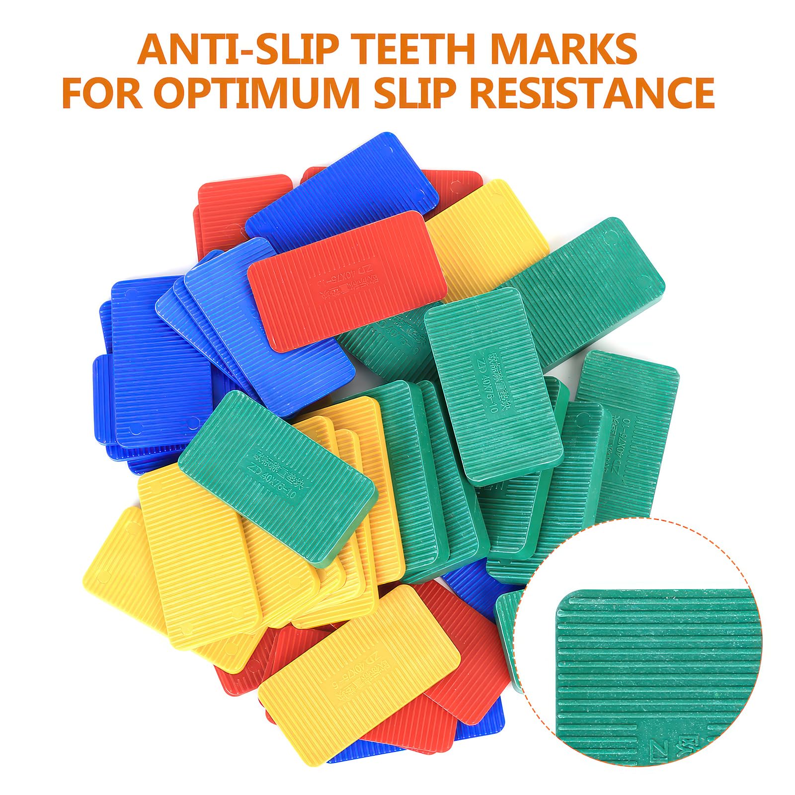 40 Pcs Plastic Packers, Window Packers, Flat Packers, Assorted Window Glazing Packers Spacers Shims to Align Glass Windows - Image 3