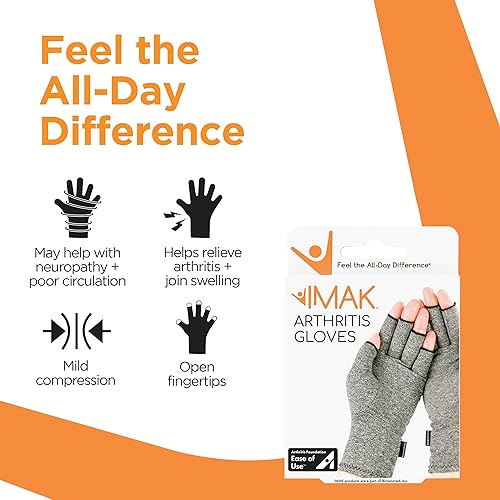 Miniatura 6 de IMAK - Guantes de compresión para artritis