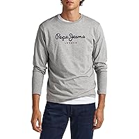 Pepe Jeans Eggo Maglietta a Maniche Lunghe Slim Fit da Uomo, Grigia (Grey Marl)