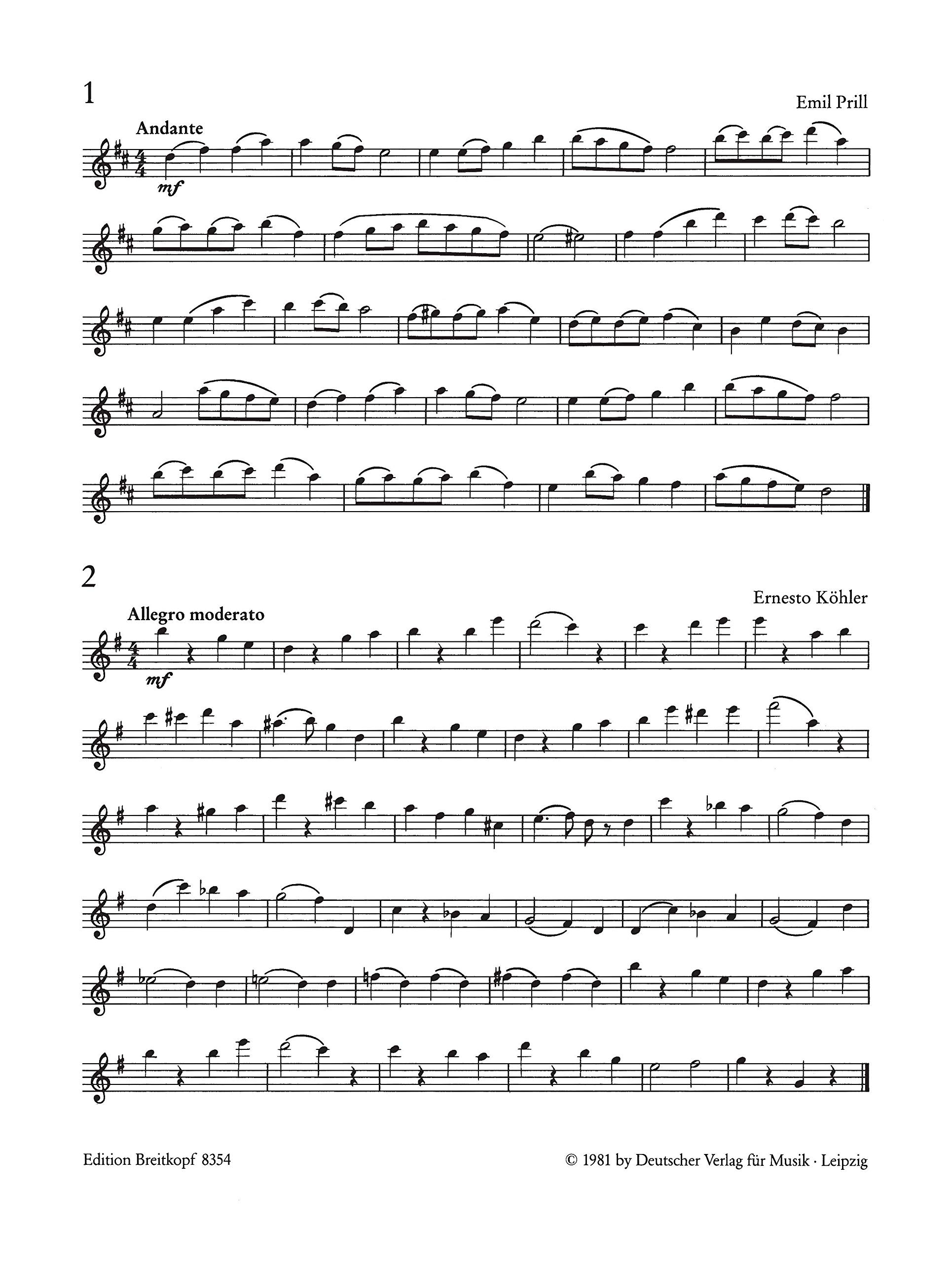 Flötenetüden Heft I - Volume 1