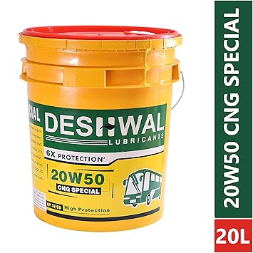DESHWAL 20W-50 CNG SPECIAL API SF/CD HIGH PROTECTION (20LTR)