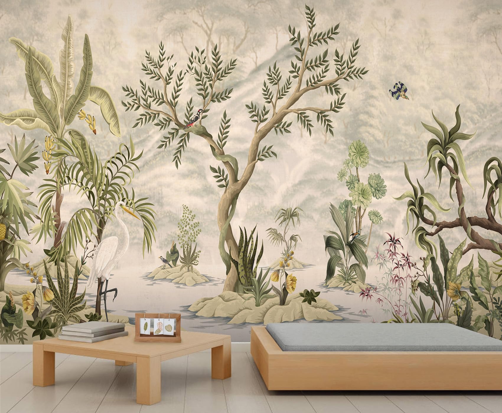 Papiers peints forêt tropicale pour agrandir un appartement
