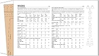 Vista 8 de McCalls M8285Y - Paquete de patrones de costura para vestidos y tops de señorita, código de diseño M8285, tallas XSM-SML-MED