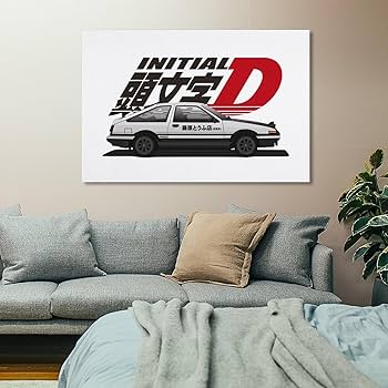 Amazon.co.jp: 頭文字d イニシャル D Ae86 ポスター アート