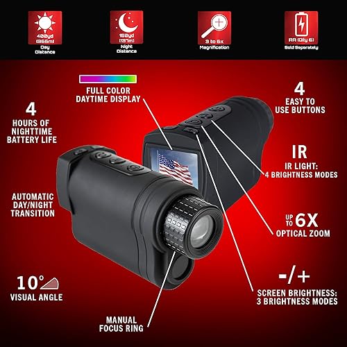 Miniatura 3 de X-Vision - Monocular digital de visión nocturna