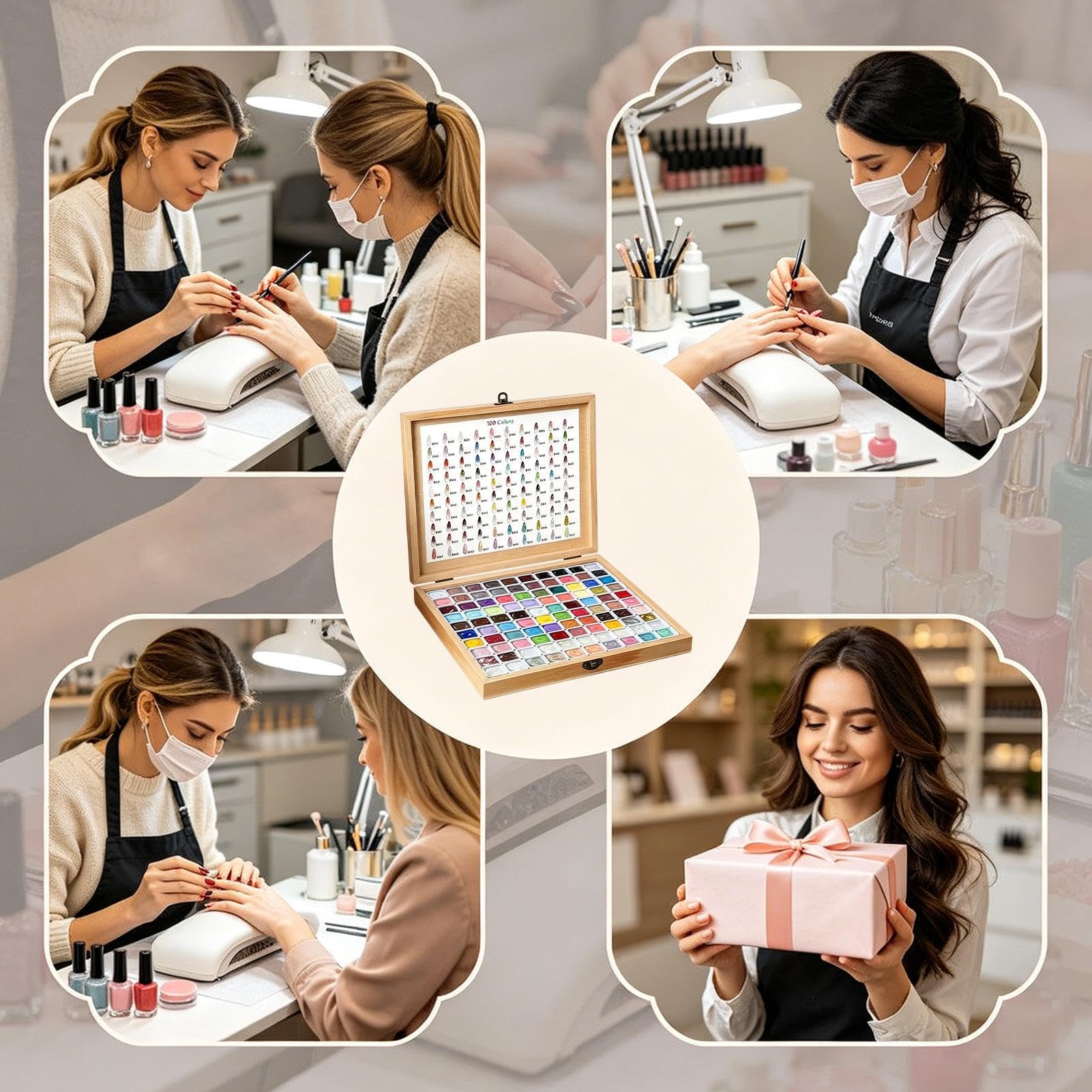 Żel Do Tapowania 100 Kolorów, Wysoka Pigmentacja, Gradient, 2 ml | Pat Painting Gel do Manicure dla Kobiet i Dziewczyn French Manicure Salon Dom Randka Wakacje Ślub