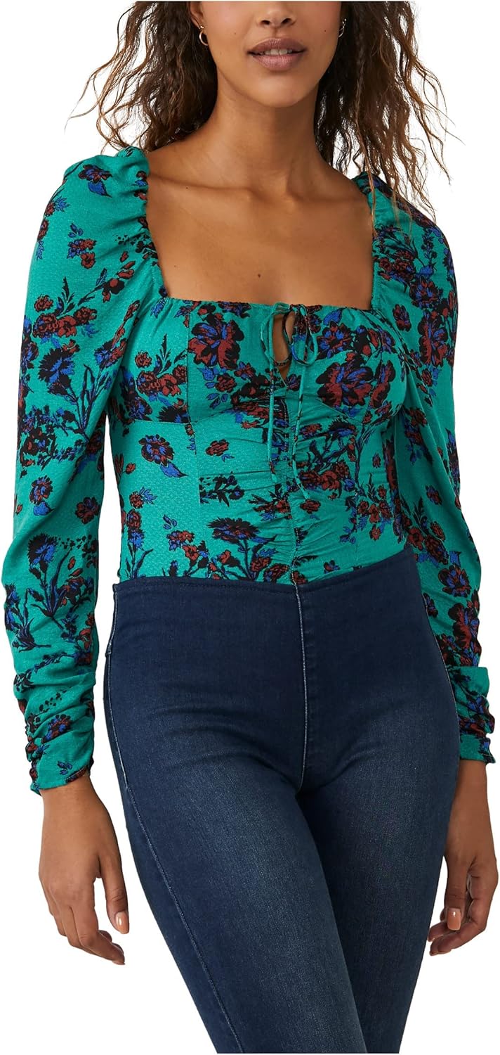 Free People Hilary Printed Top