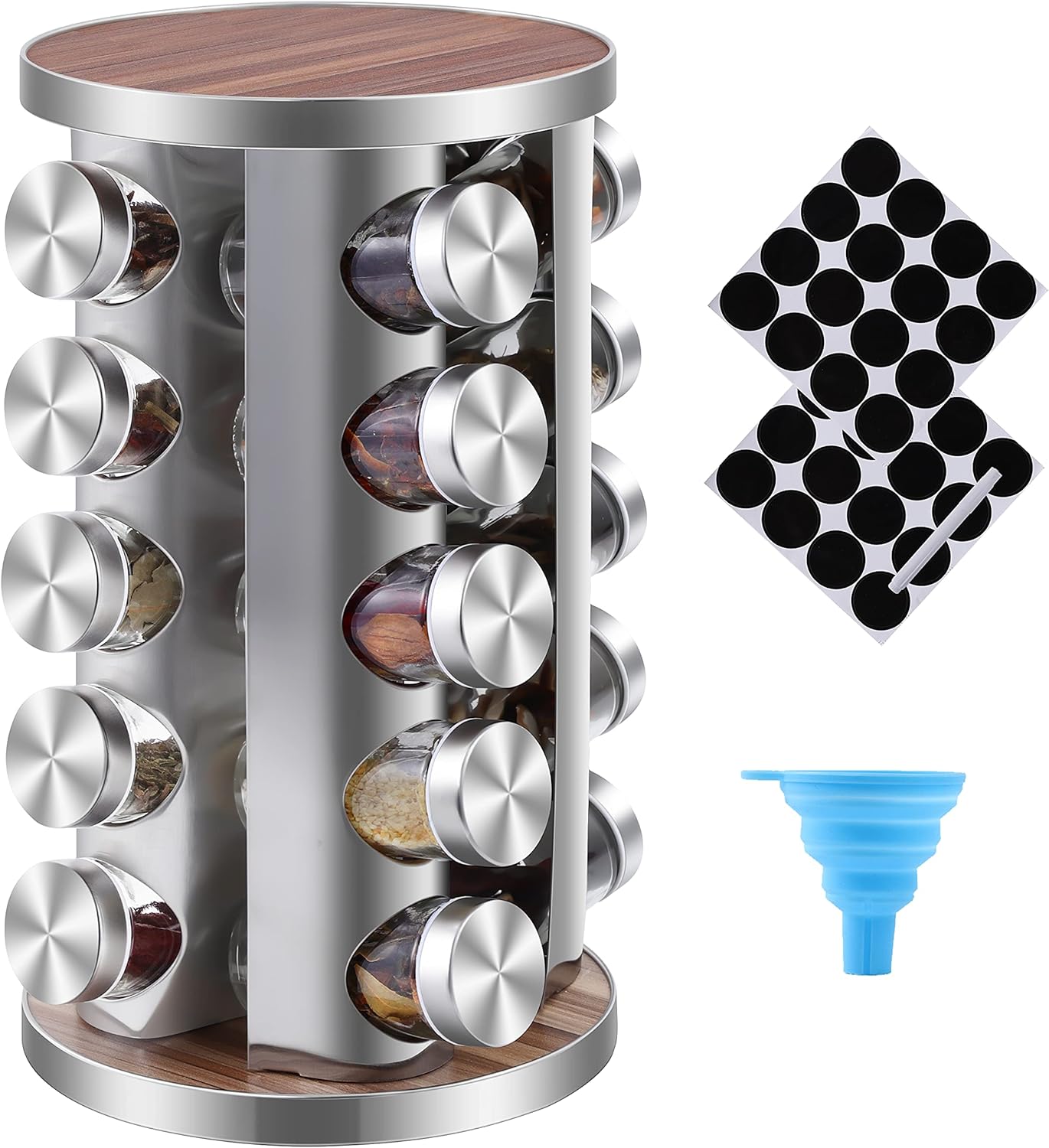 Buy Rotating Spice Rack Organizer for 20 Jars Revolving