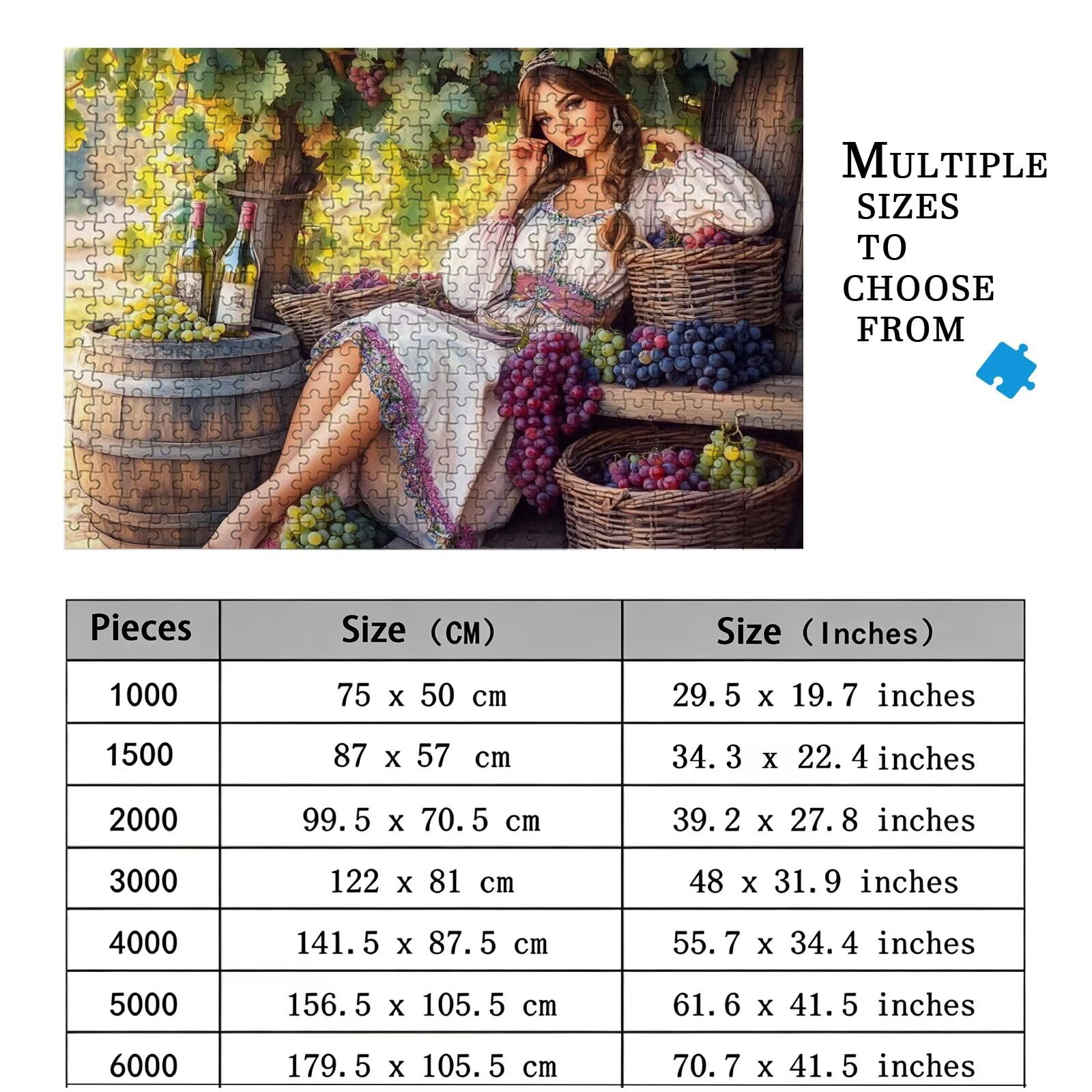 Piękno puzzle 1500 elementów, trudne puzzle, drewniane puzzle dla całej rodziny, zestaw "zrób to sam" dla dorosłych, nadają się jako dekoracja ścienna, prezenty dla kobiet, temat: gospodarstwo rolne