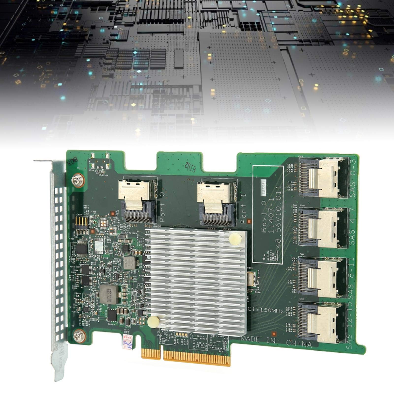 Amazon.com: 16 Port Expander Card, Expander Card Accurate Notch Good  Performance for 8 Port to 16 Port 6GB SAS/SATA Expansion Card : Electronics