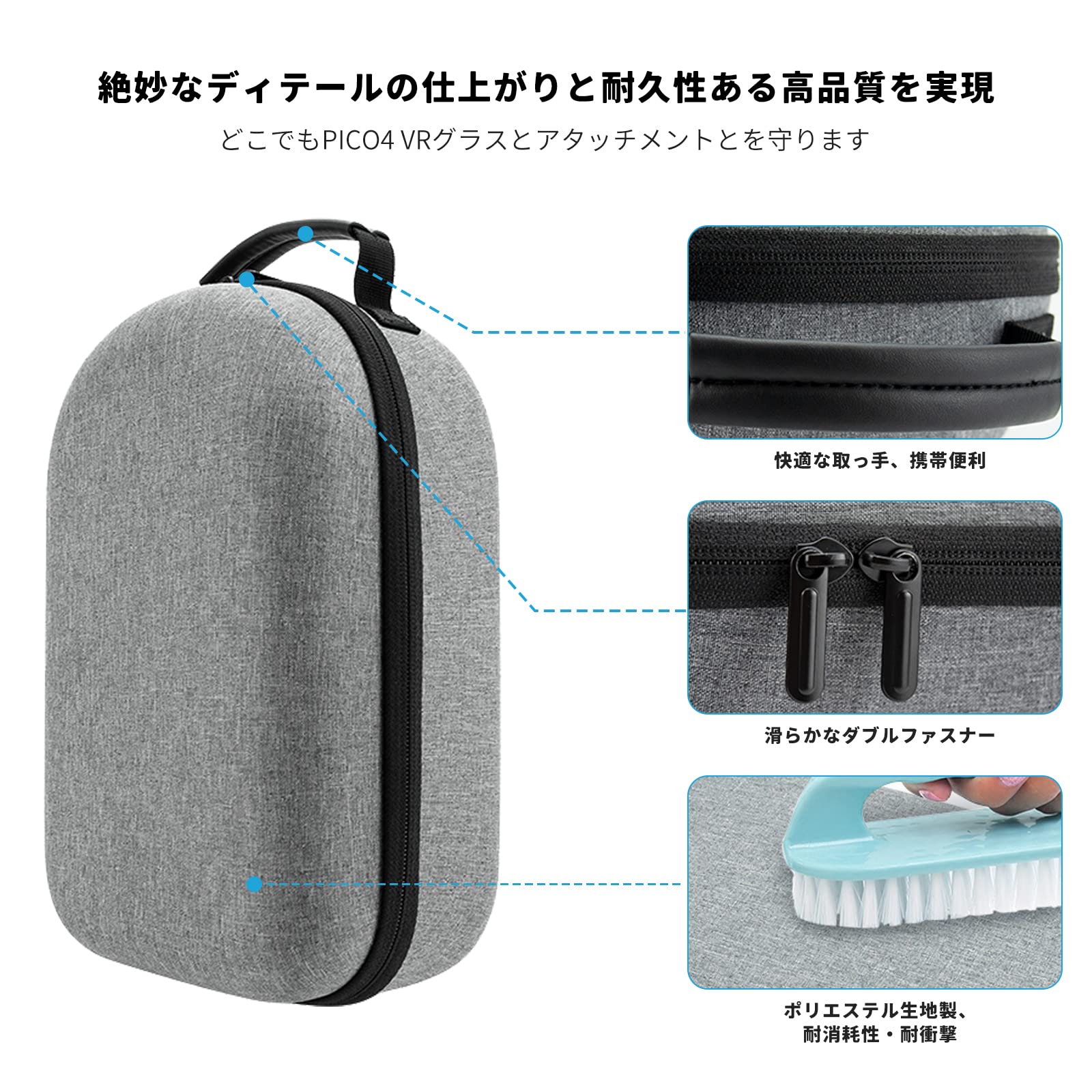 Amazon.co.jp: LINGHUANG Pico 4 用収納ケース for pico4 ケース 大 