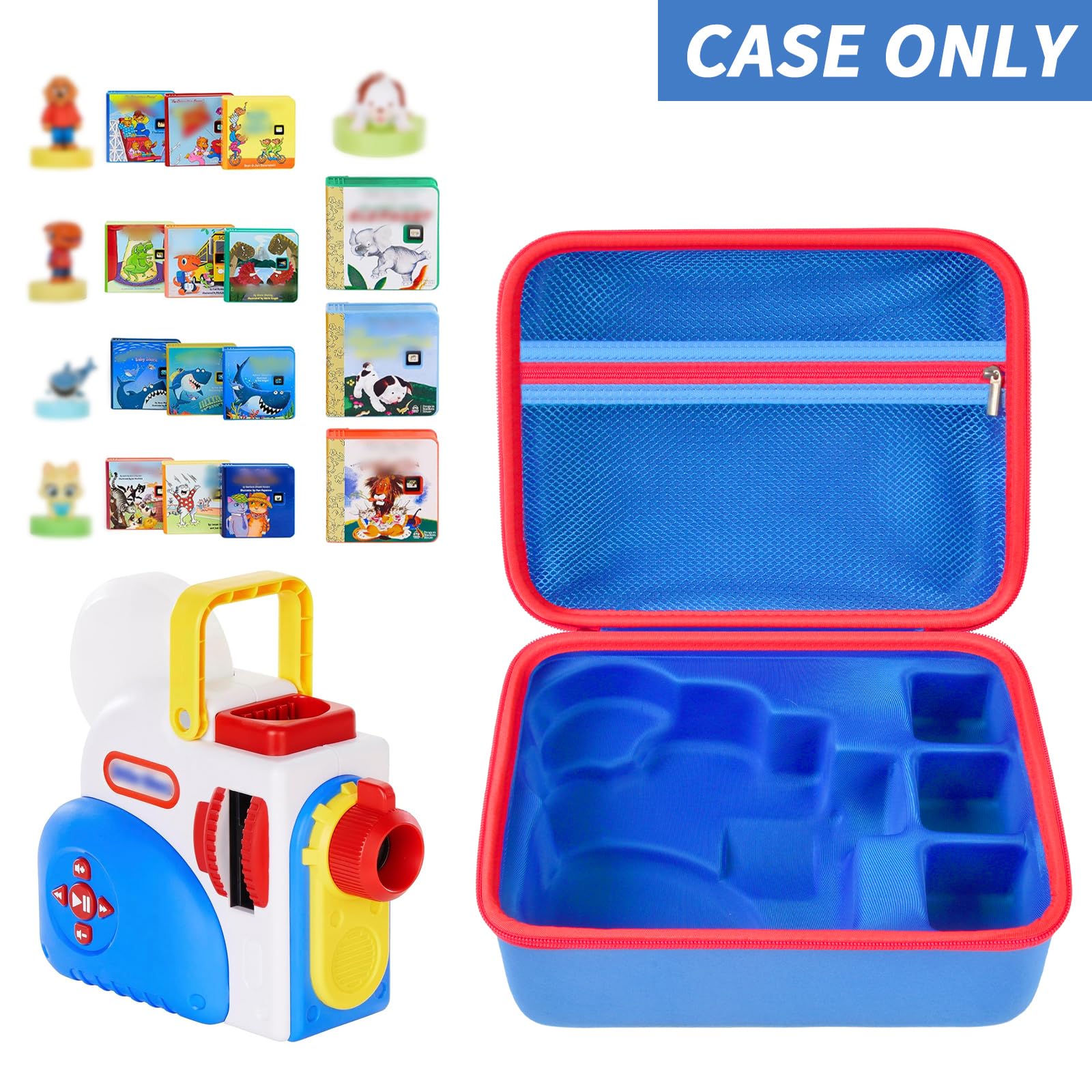 Case Compatible with Little Tikes for Story Dream Machine Books Starter Set Toys Protective Container for Little Tikes for Storytime Audio Play Real for Littles Character Collection (Box Only) - Image 2