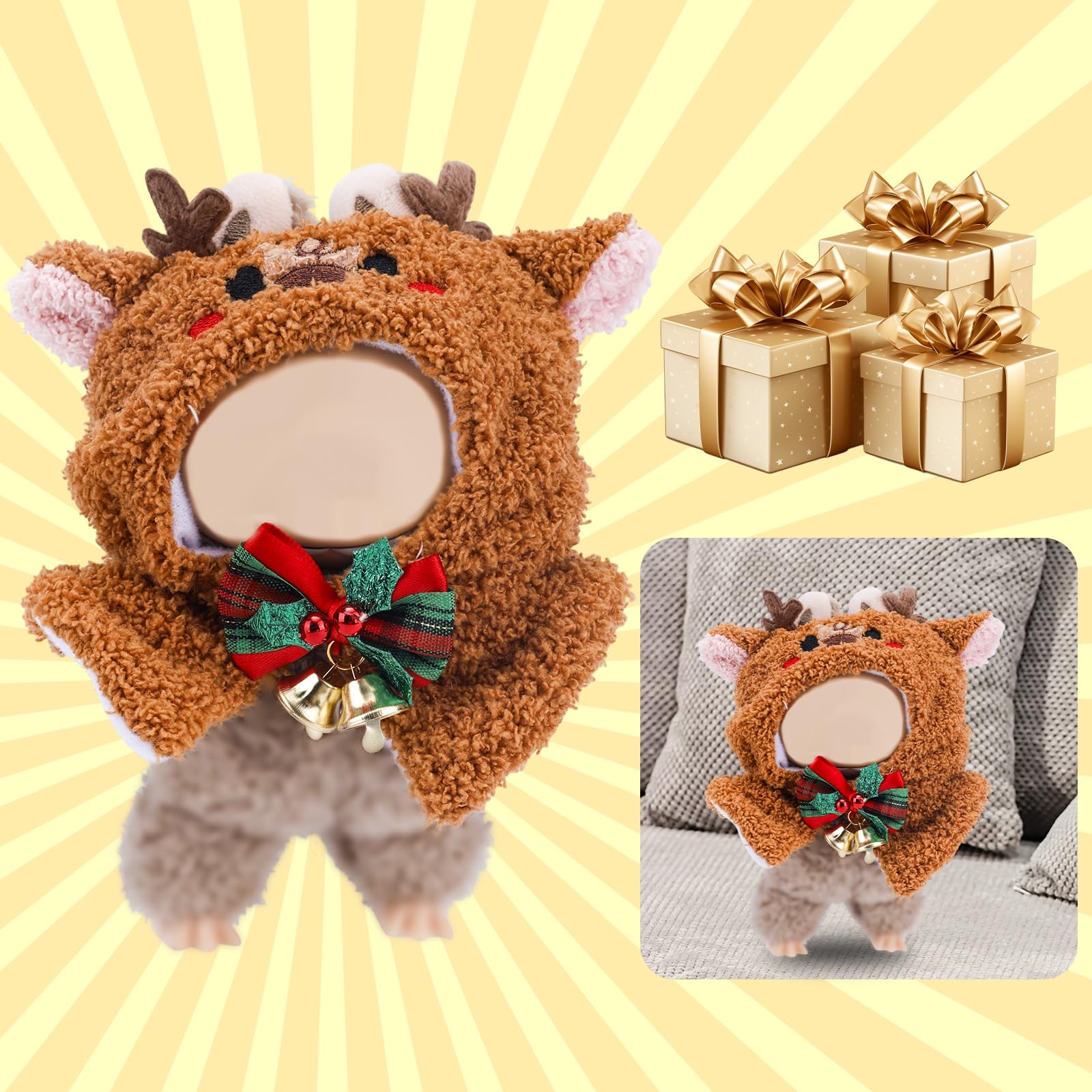Fukaisu Christmas Clothes for 6.7in Dolls - Image 4