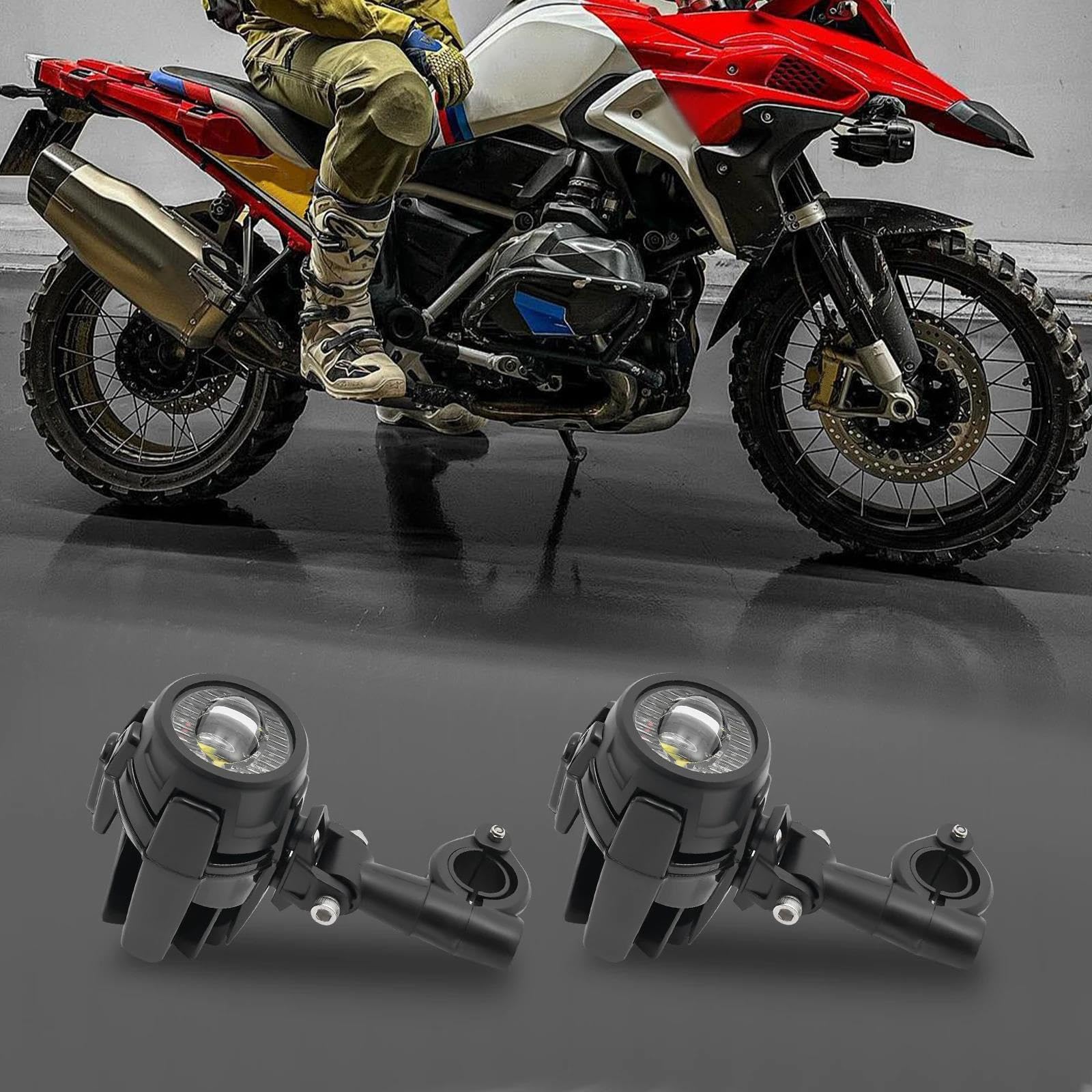 Fari della motocicletta Fendinebbia Universale Faro Supplementare 40W Faretti LED Moto