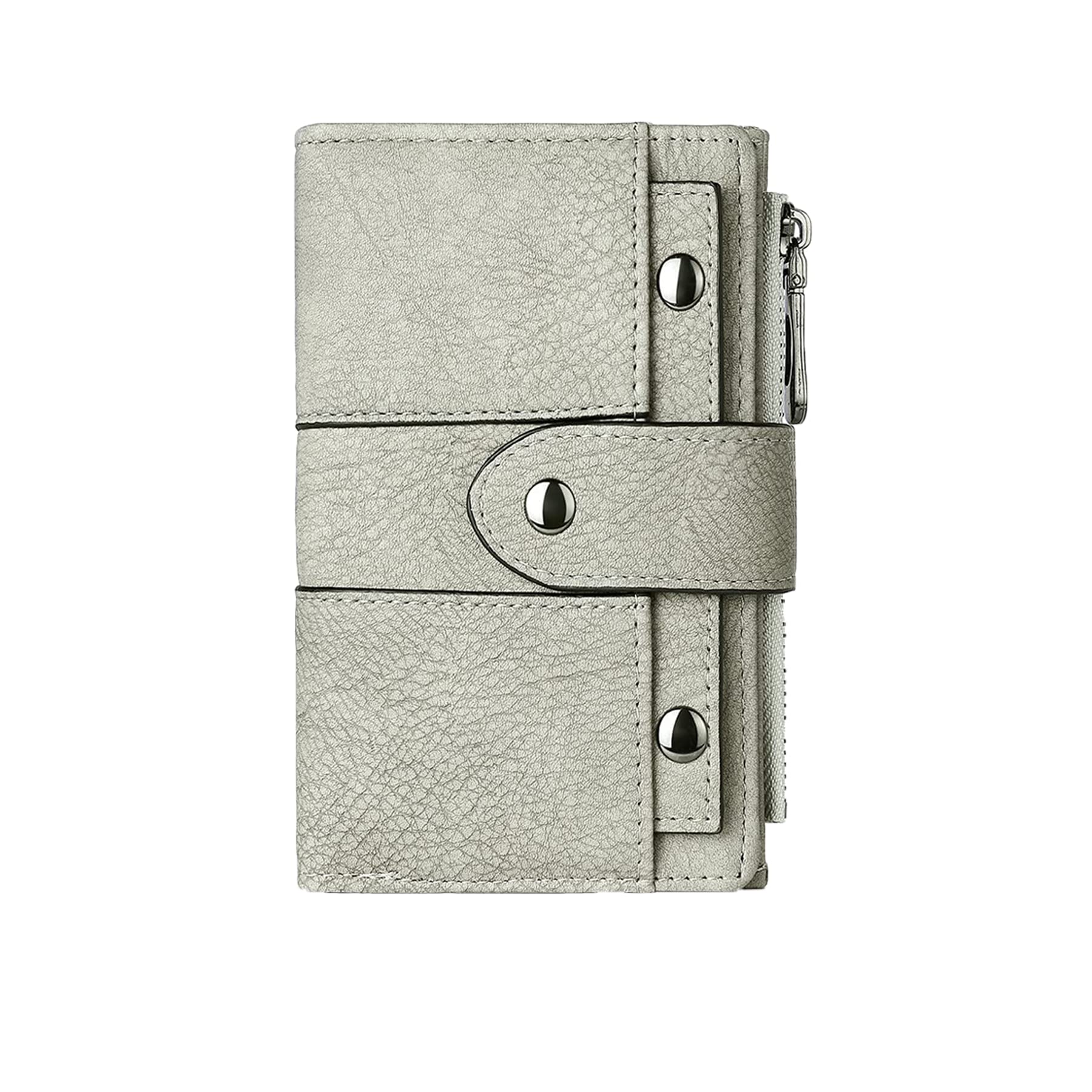 SUVERCH Leather Small Wallet for Women, RFID Blocking Ladies Mini Purse with ID Window