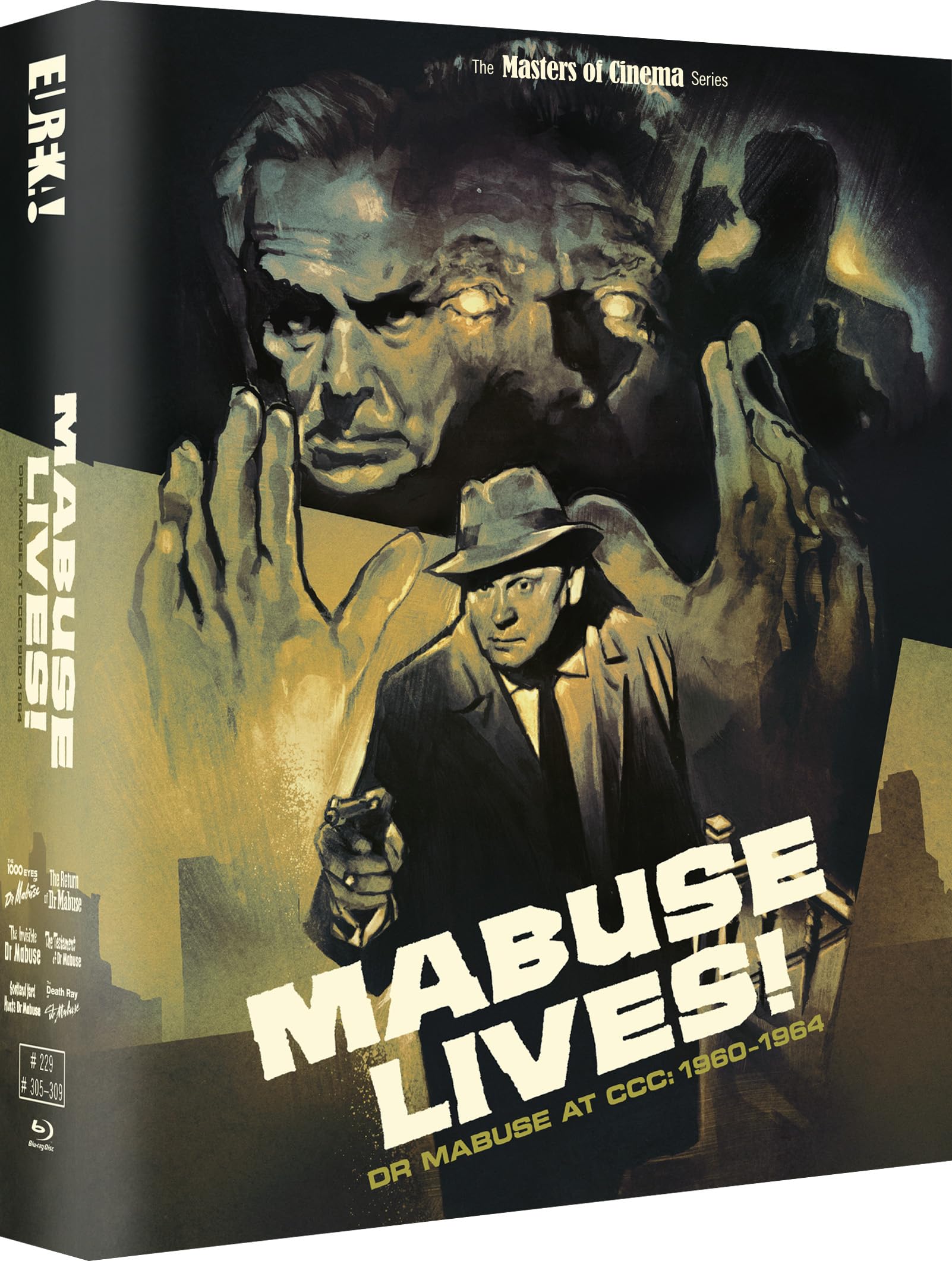 MABUSE LIVES! DR MABUSE AT CCC: 1960–1964 (Masters of Cinema) Standard Edition Four-disc Blu-ray