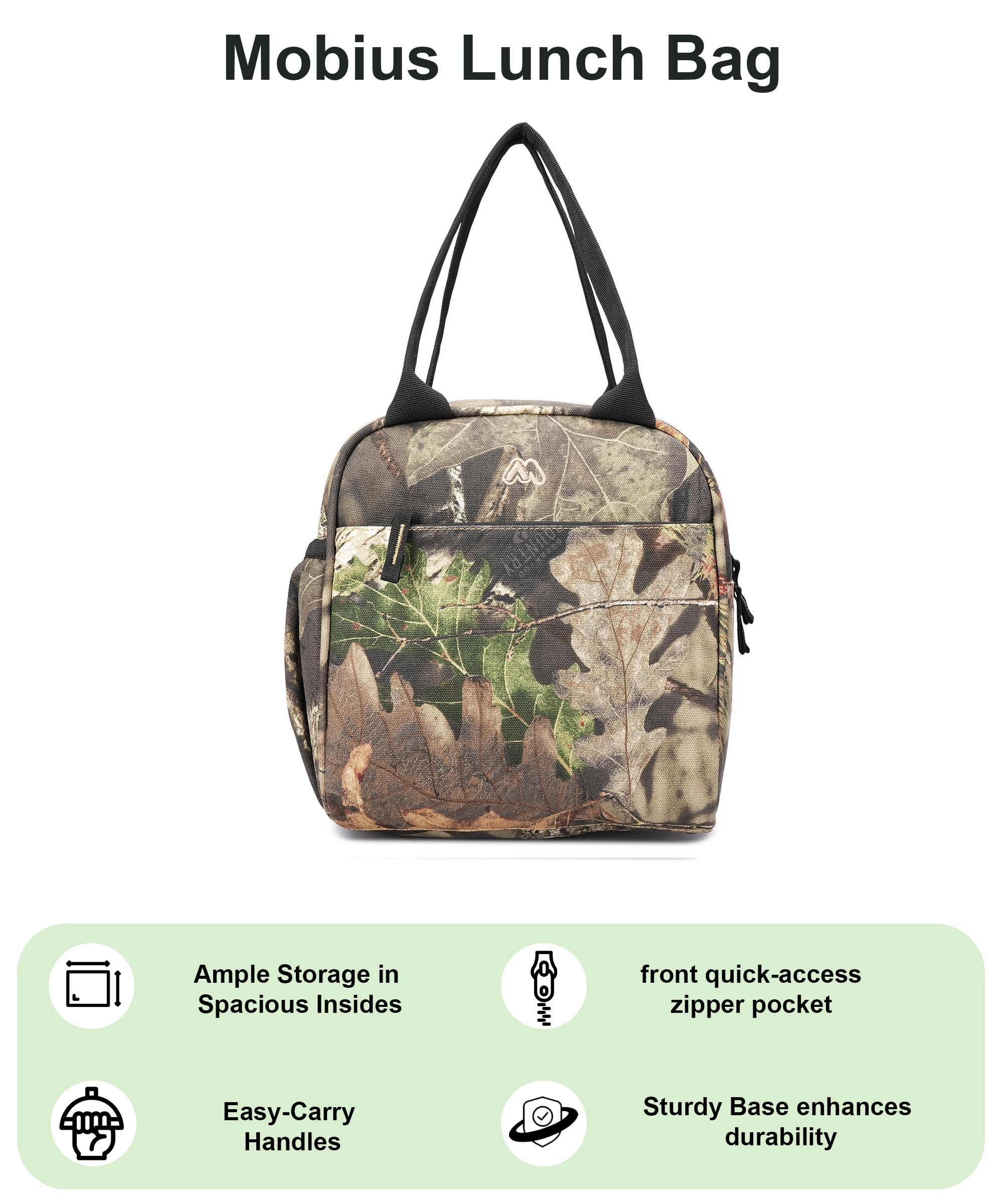 MOBIUS Munchie Lunch Bag for Office (Grey) 4