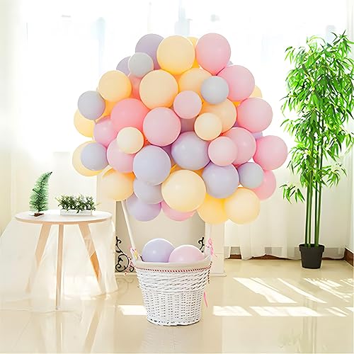 Miniatura 3 de Globos pastel de 10 pulgadas, 100 globos de arco iris, globos de color caramelo macarrones para boda, cumpleaños, baby shower, fiesta, suministros