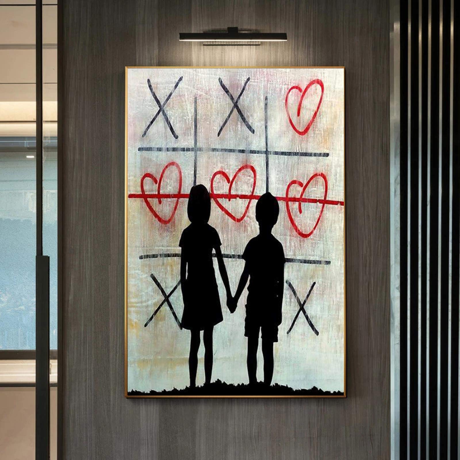 Affiche et impression murale Banksy graffiti amour 70x100cm - 8