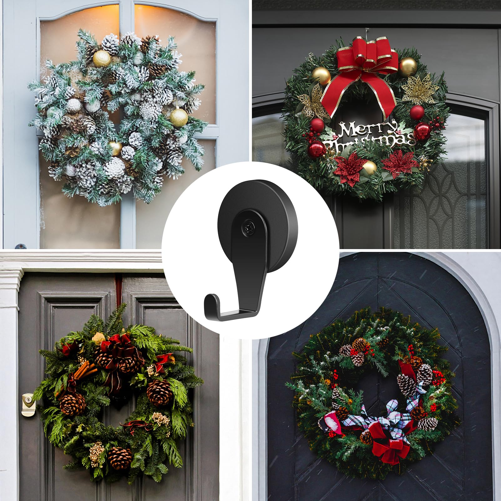 Amazon.com: FYY Magnetic Wreath Hanger, 2 Pack Heavy Duty Magnets
