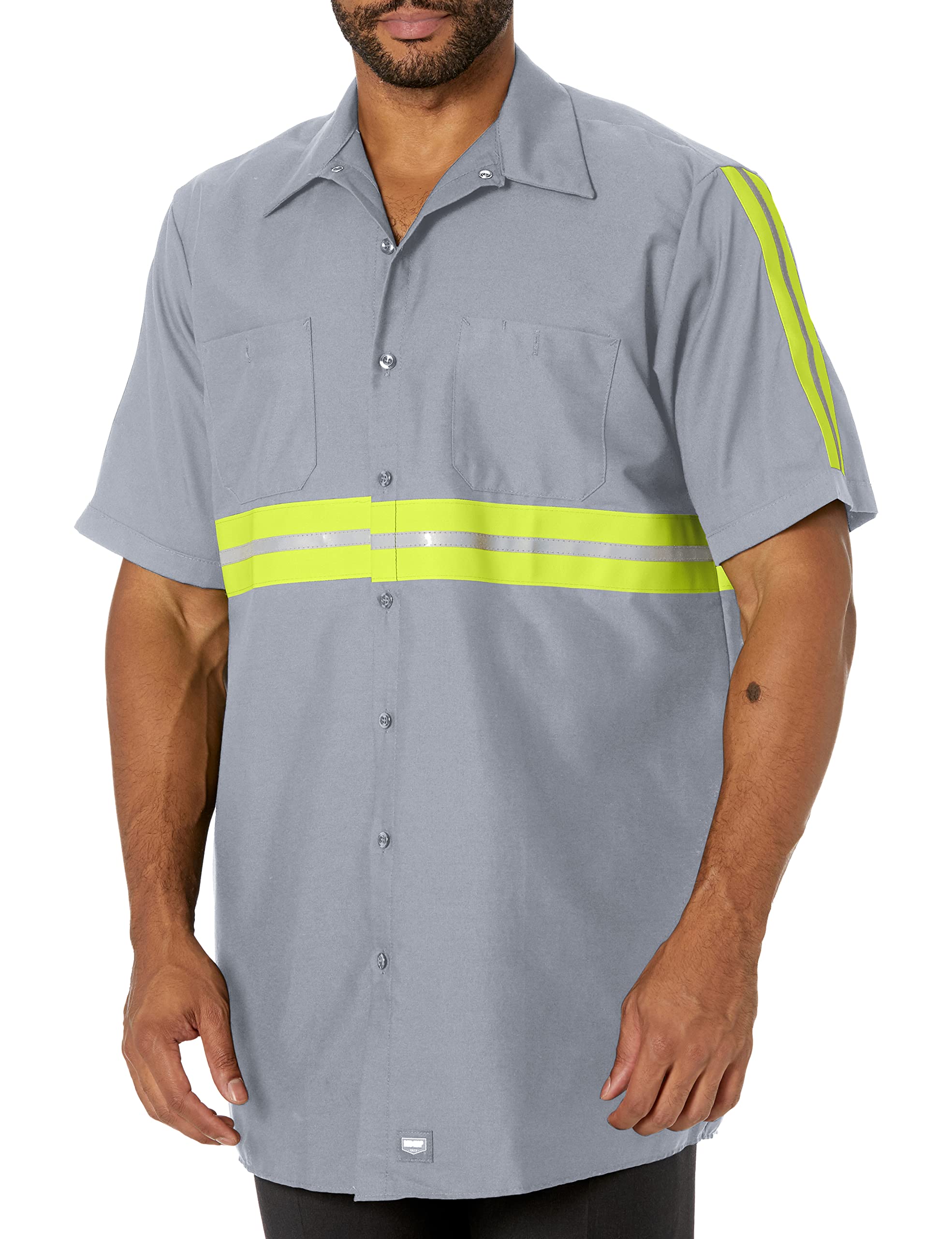 Red Kap Men's Performance Tech 2 Piece Lined Collar Shirt