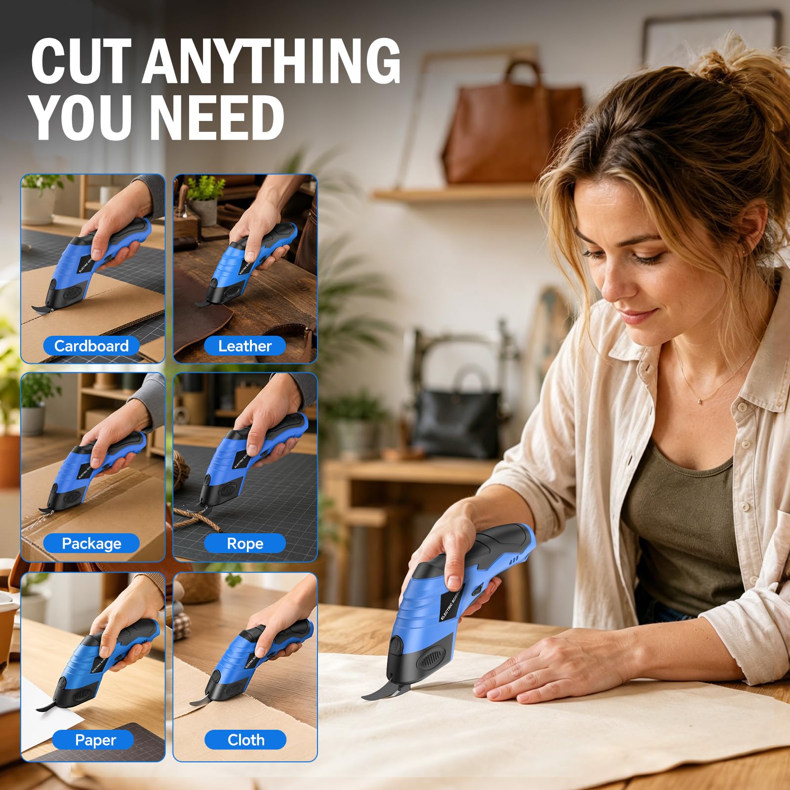 Electric Scissors - Cut Through Anything! -4