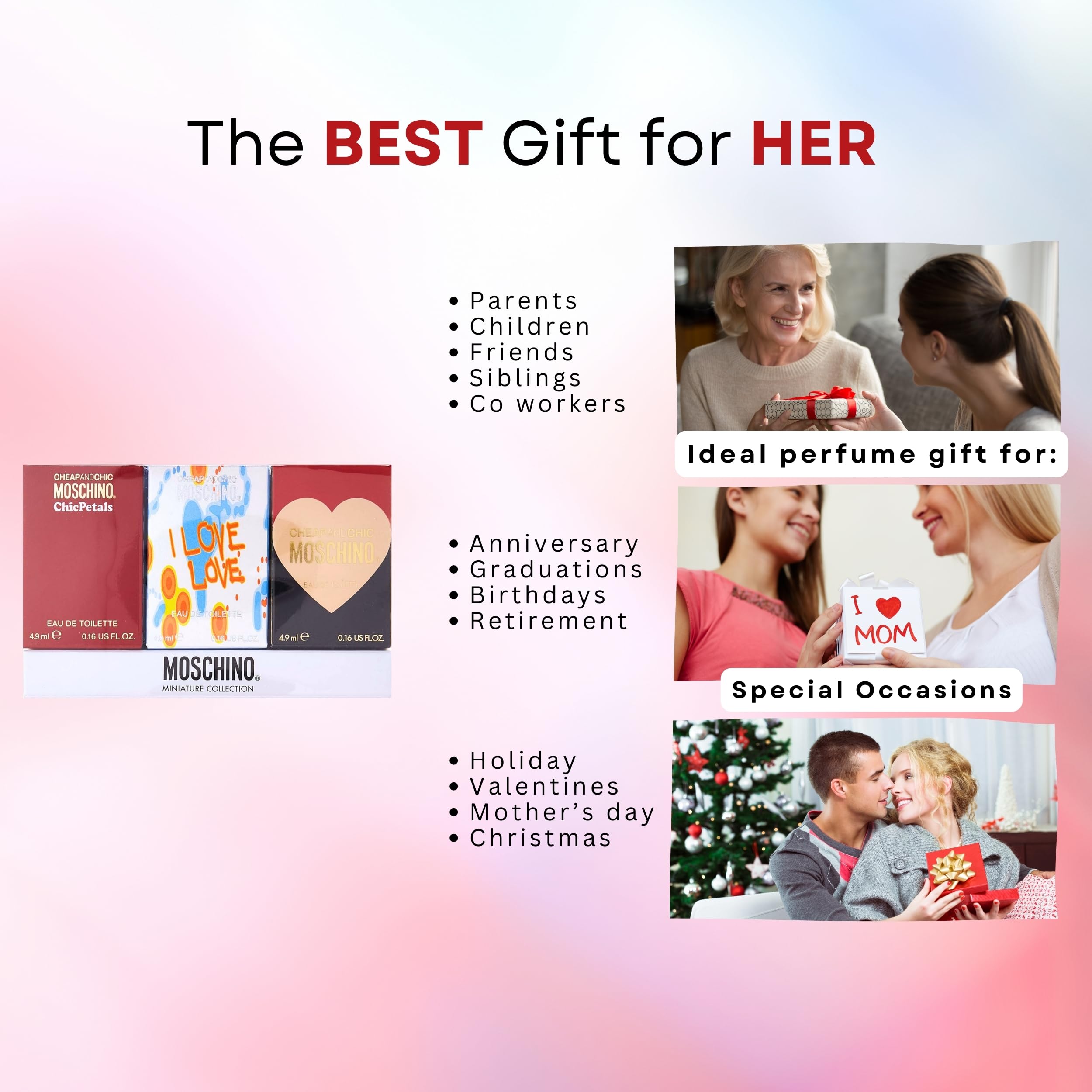 MOSCHINO Perfume for Women Variety Gift Set