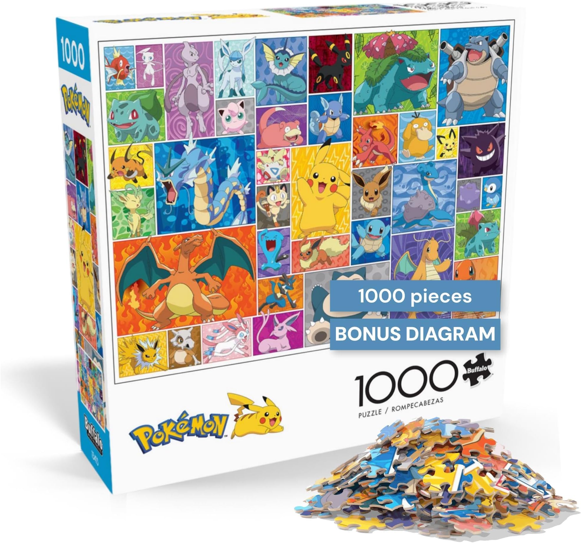 Pokemon - Frames - 1000 Piece Jigsaw Puzzle