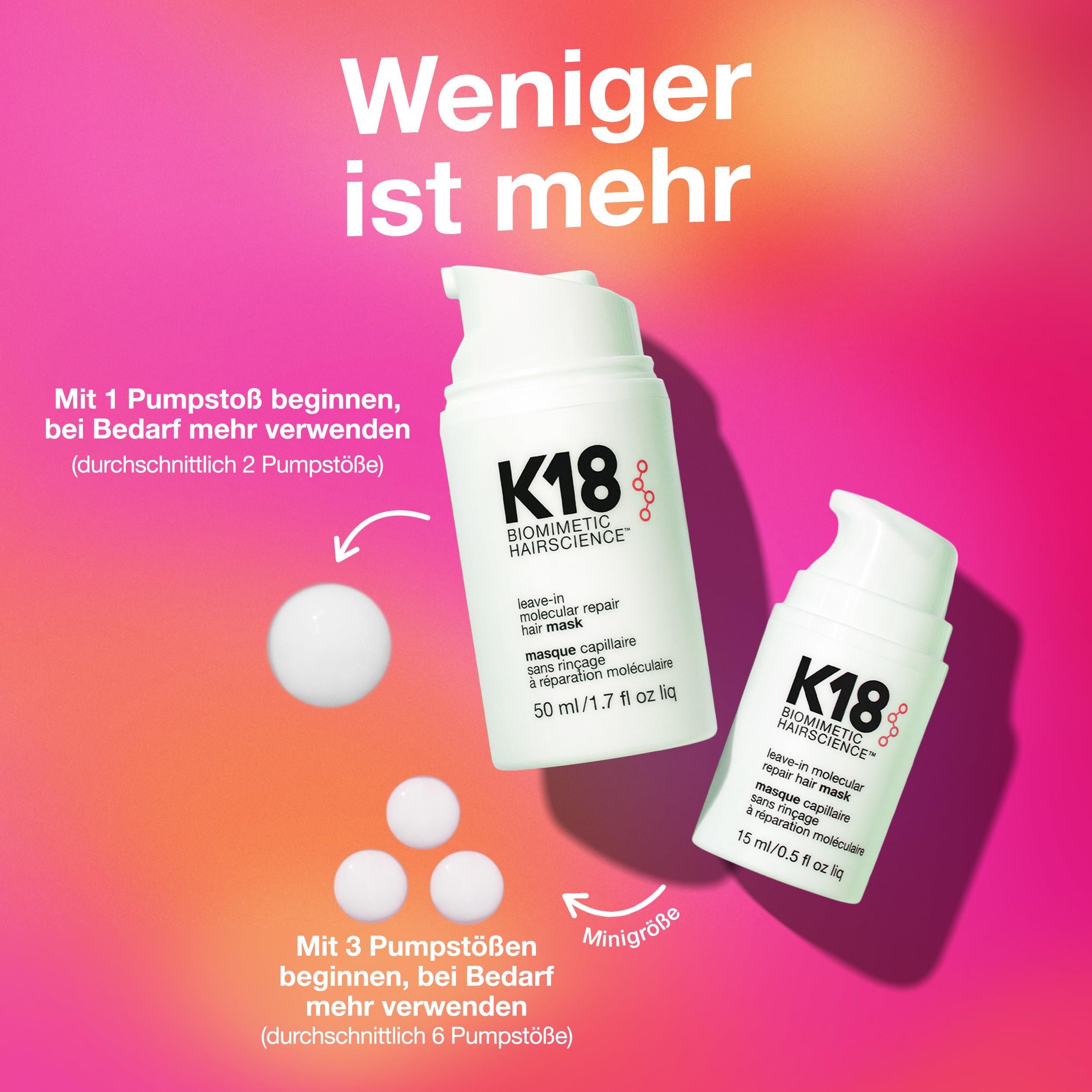 K18 Leave-In Repair Haarmaske
