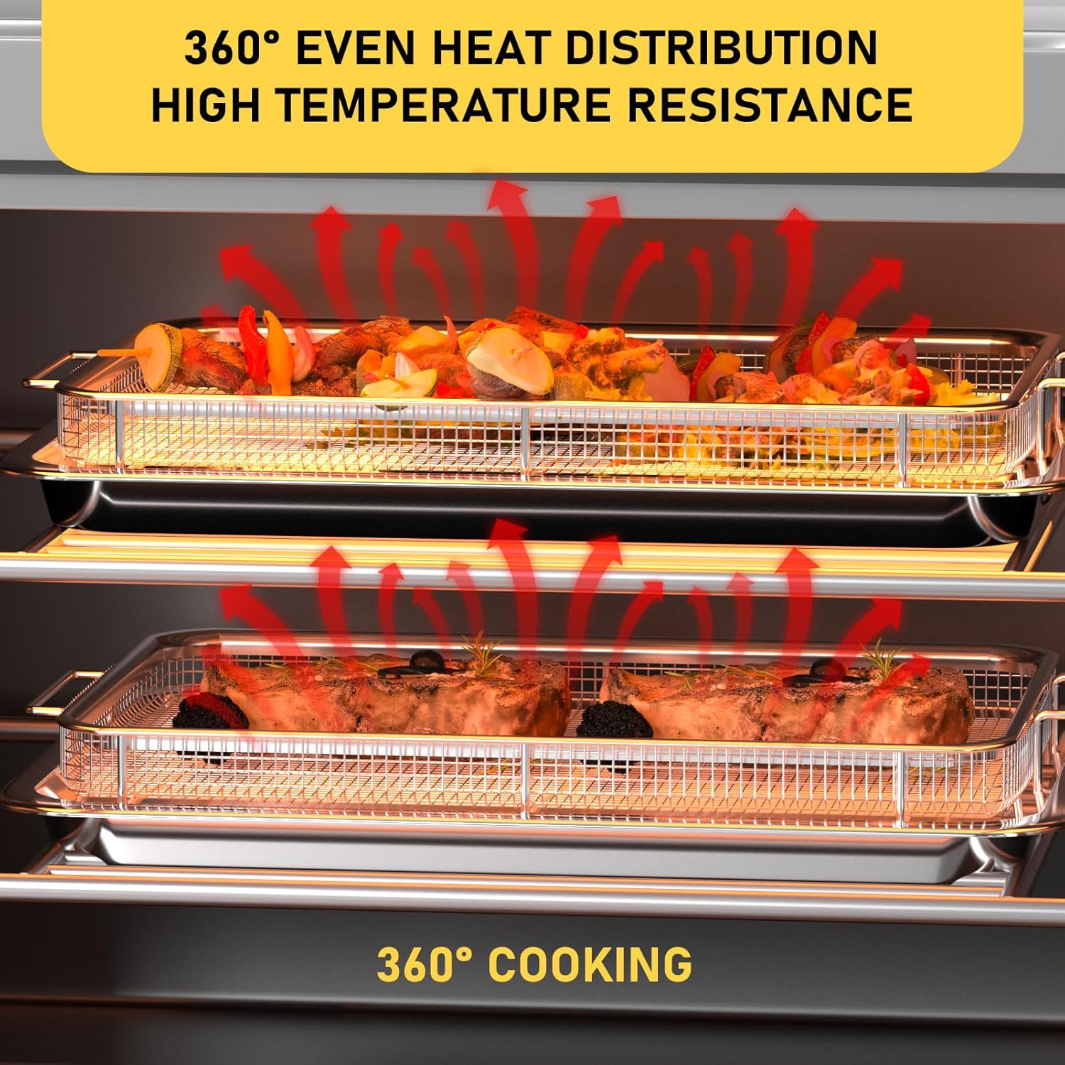 Evenly Cooked Food in Zomixzo Air Fryer