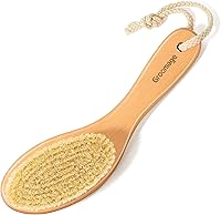 Natural Boar Bristle Dry Body Brush for Exfoliation, Cellulite Reduction, Lymphatic Drainage & Smoother Skin