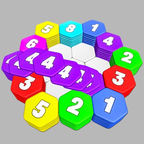 ヘキサソートゲーム - ストレス解消リラックスゲーム: パズルソートゲーム: 脱出ゲーム