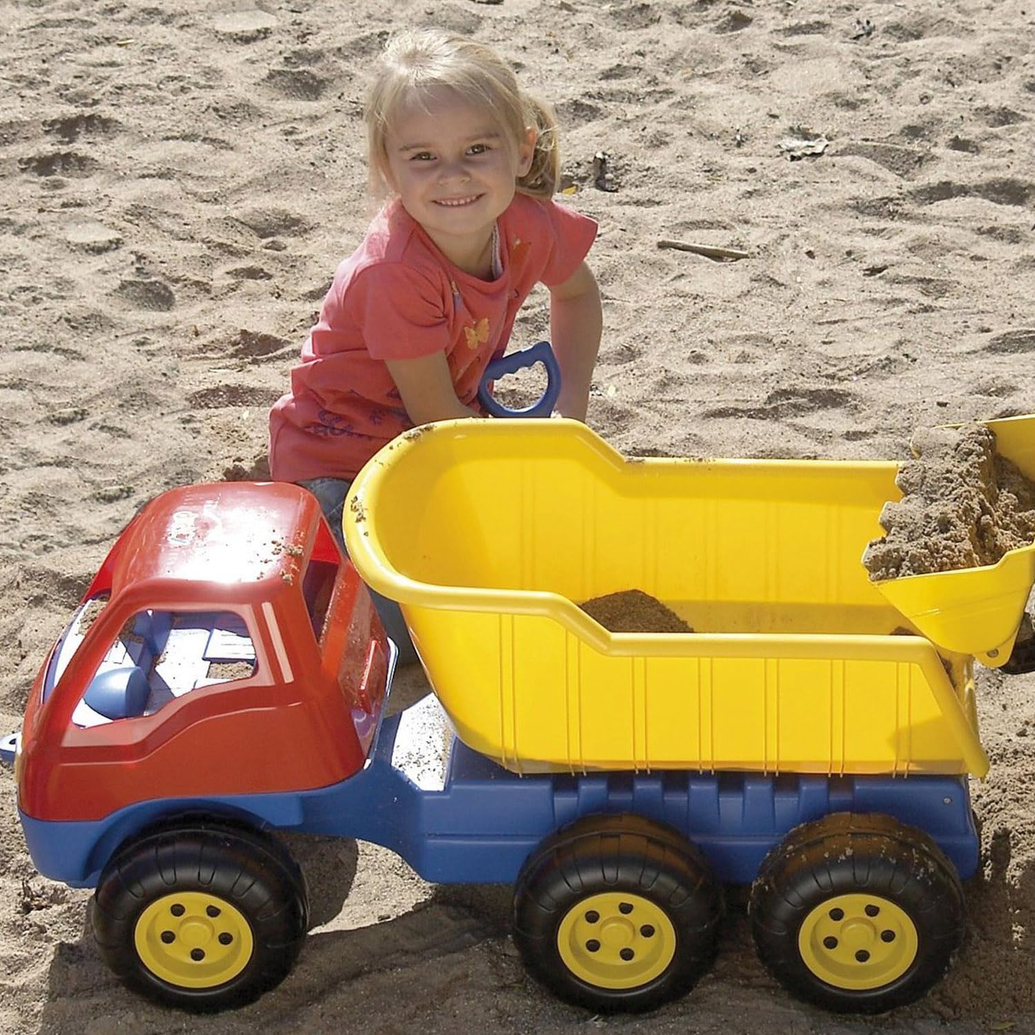 Dantoy Giant Tipper Truck, 84cm, Made in Denmark