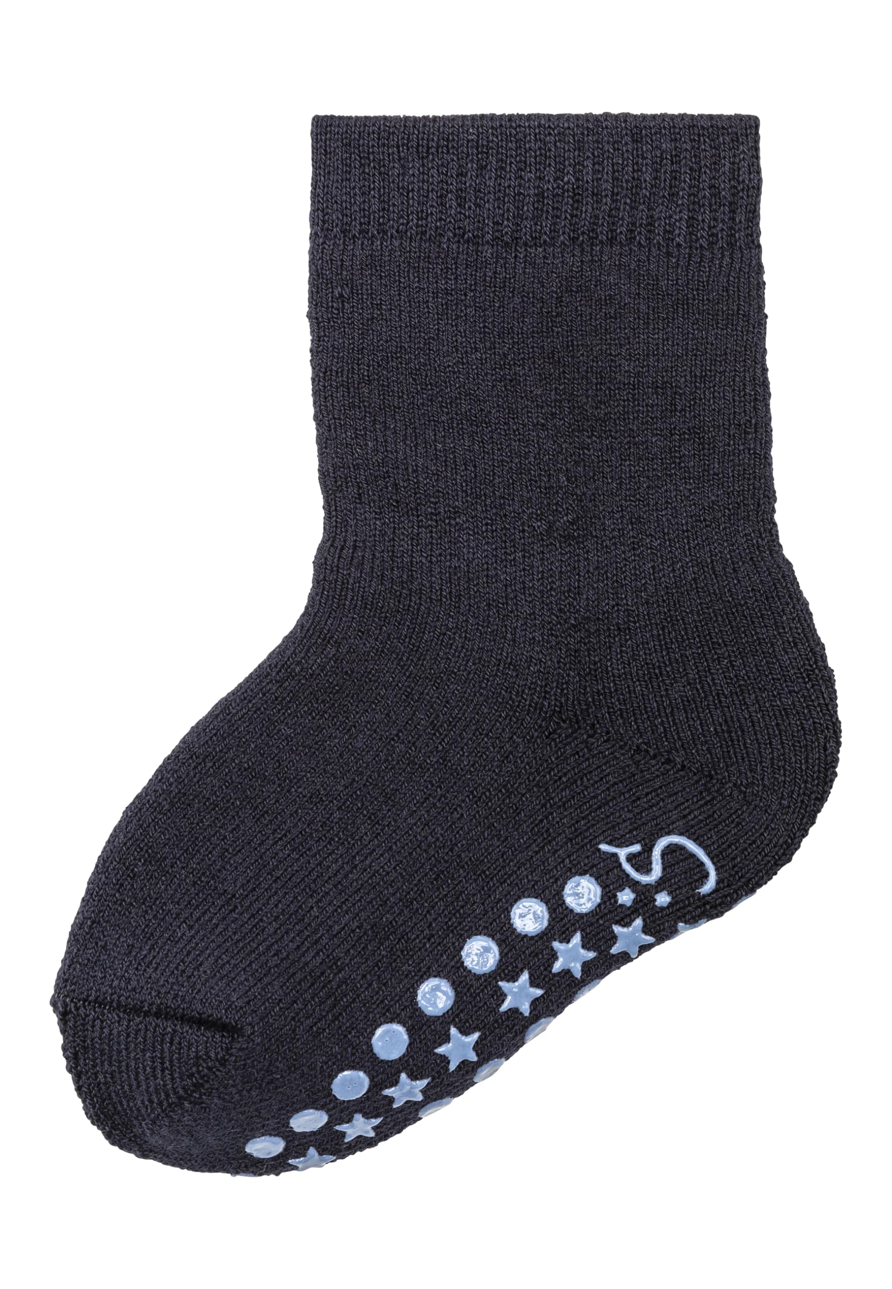 Sterntaler Unisex Marine Abs Socks Plain Wool