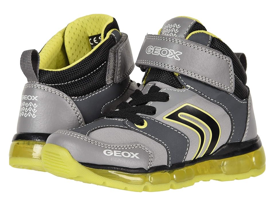 

Geox Kids Android Boy 18 (Toddler/Little Kid) (Grey/Lime) Boy's Shoes