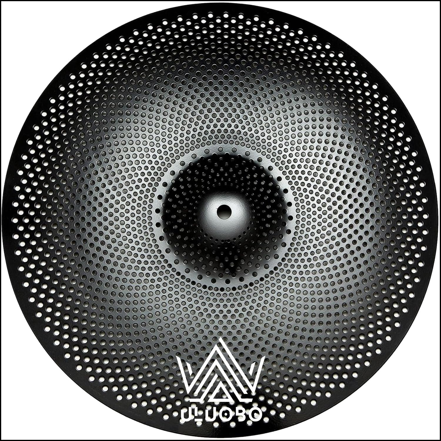 Cymbale Ride à faible volume de 50,8 cm, silencieuse, pour la pratique (noir, 1 pièce)