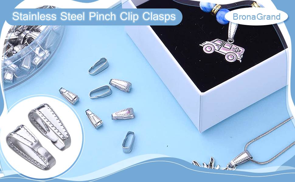 Cuque Fermoirs à Bascule En Acier Inoxydable Collier Bracelet DIY