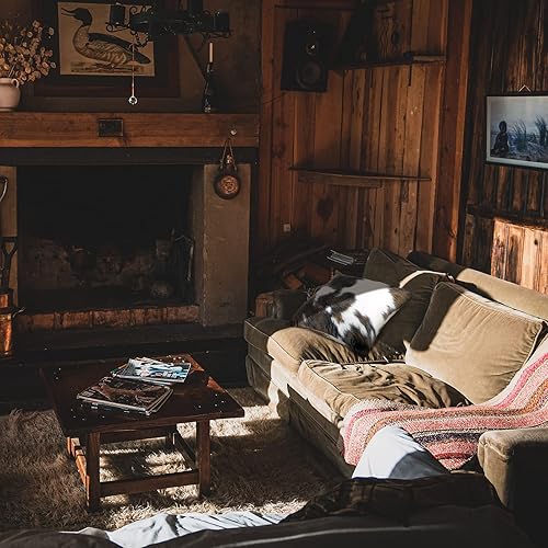 Miniatura 6 de Peryiter 6 fundas de almohada con estampado de piel de vaca de 18 x 18 pulgadas, fundas de almohada cuadradas de color marrón tricolor de Navidad,