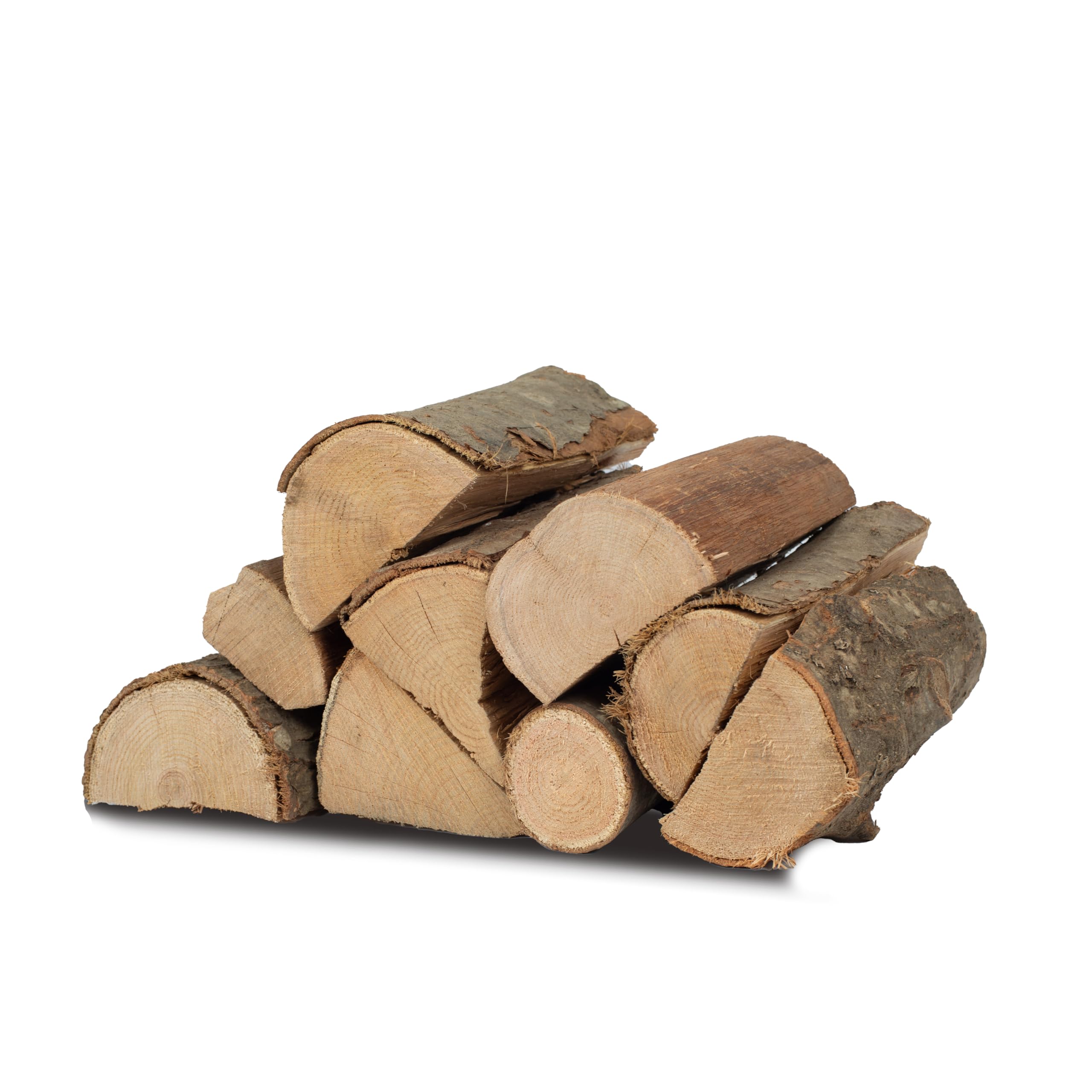 Leña de roble rojo secado al horno 25 litros – Longitud aprox. 25 cm – Humedad de la madera inferior al 15% – Perfecto para horno, chimenea, barbacoa, brasero, hoguera, barbacoa – leña, leña, barbacoa