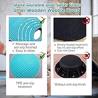 Vista 9 de NALANDA Wobble Balance Board, Core Trainer for Balance Training and Exercising, Healthy Material Non-Skid TPE Bump Surface, Stability Board for Kids