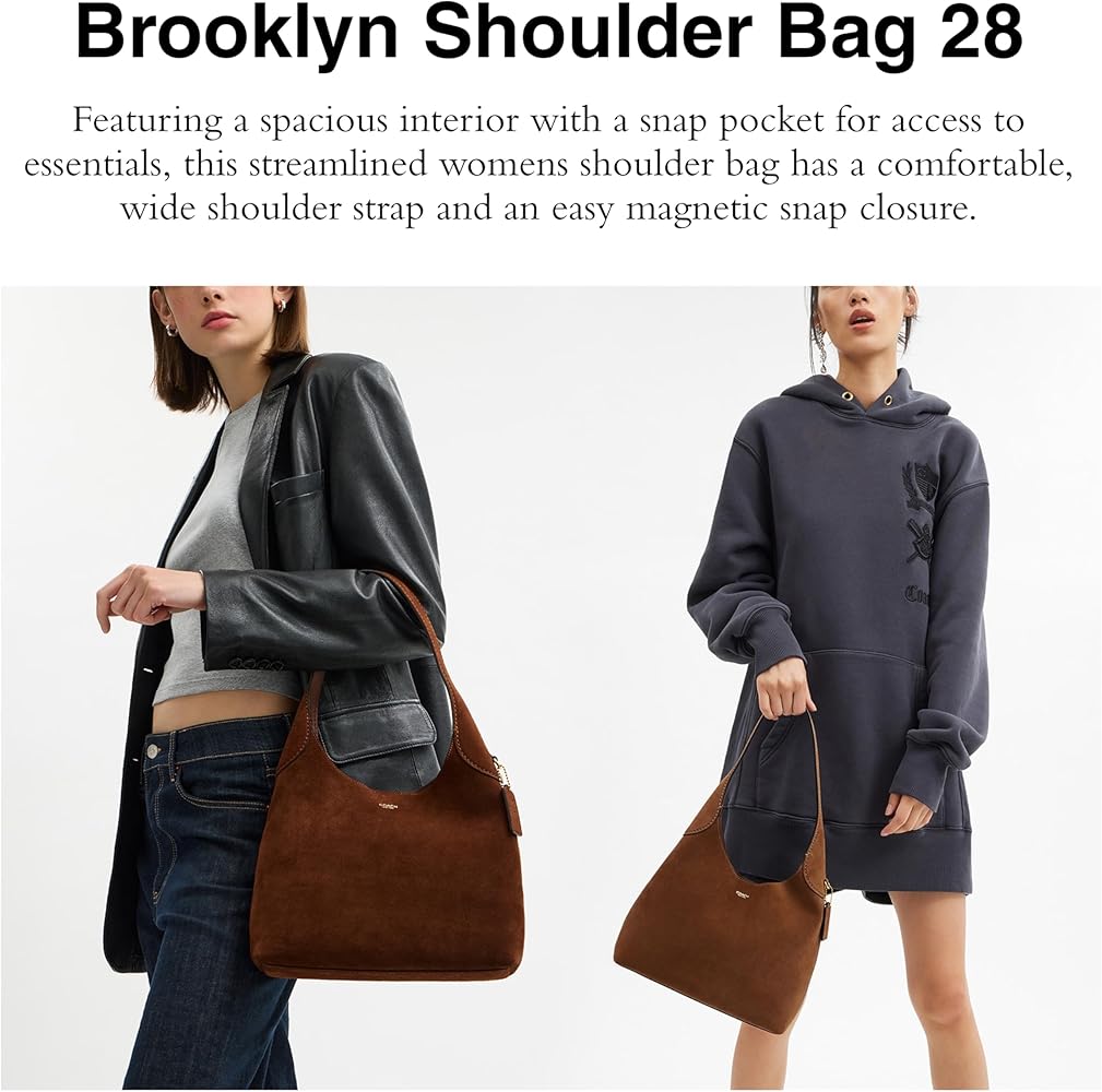 Amazon | コーチ ブルックリン ショルダーバッグ 28, ウォームブラウン