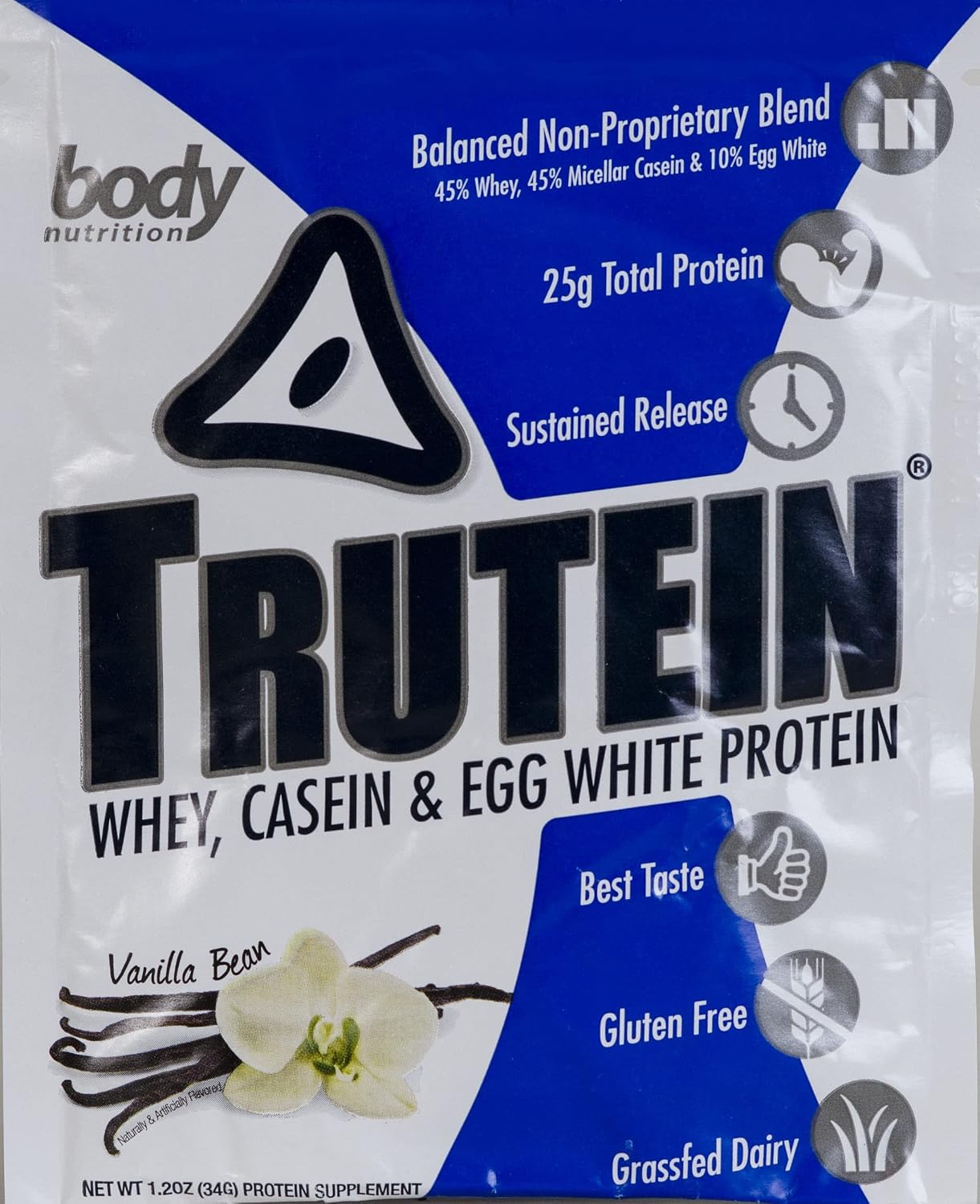 Body Nutrition, Trutein Protein Powder, Breakfast Shake, Meal Replacement, and Pre and Post Workout Recovery Drink Mix