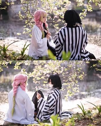 Agatsuma Zenitsu Cosplay Kimono Full Set Anime Zenitsu Cosplay Costume Adult
