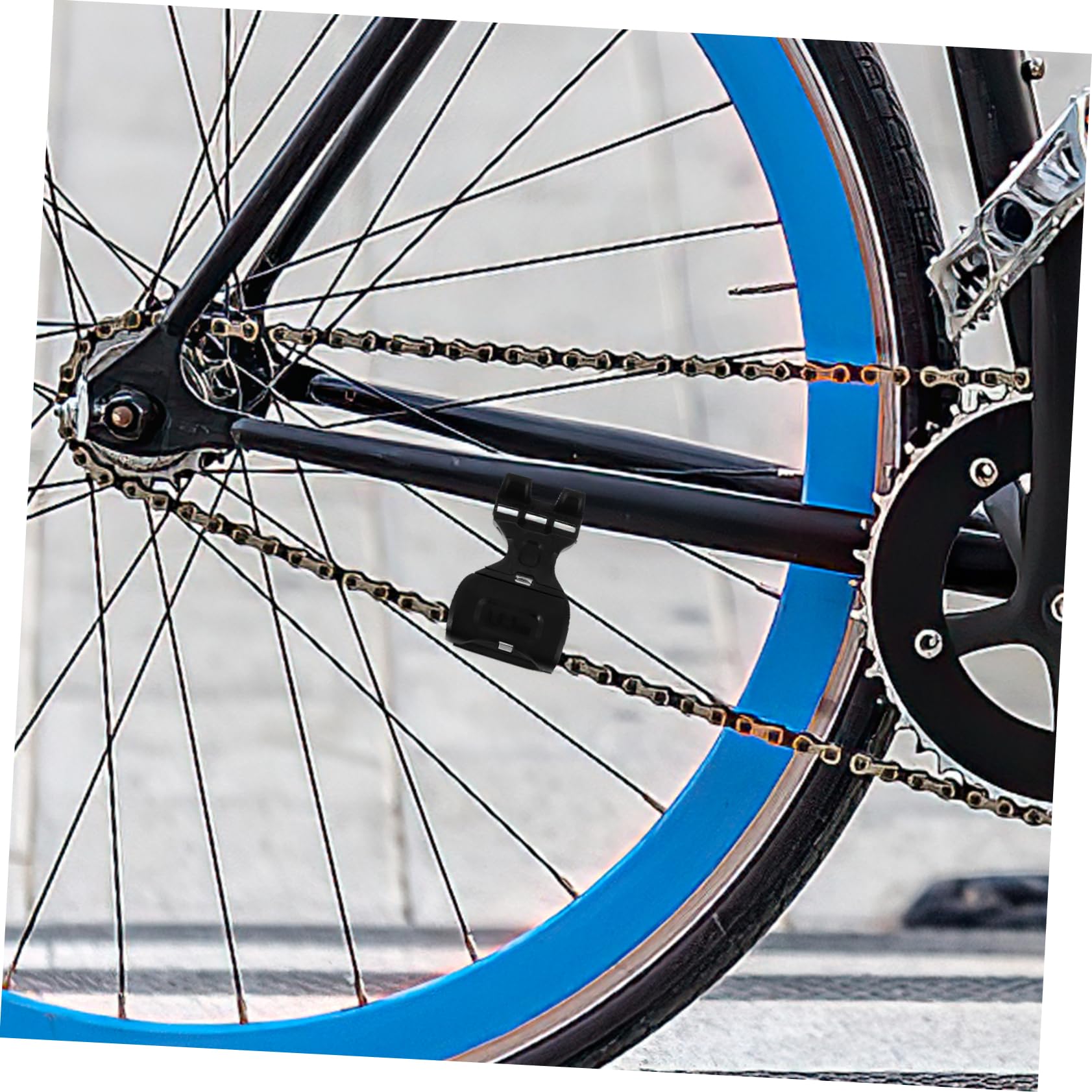Hemobllo 5 Pezzi tendicatena montagna guida catena protettore della all'aperto guardiano della della bicicletta protezione della della bicicletta plastica Nero